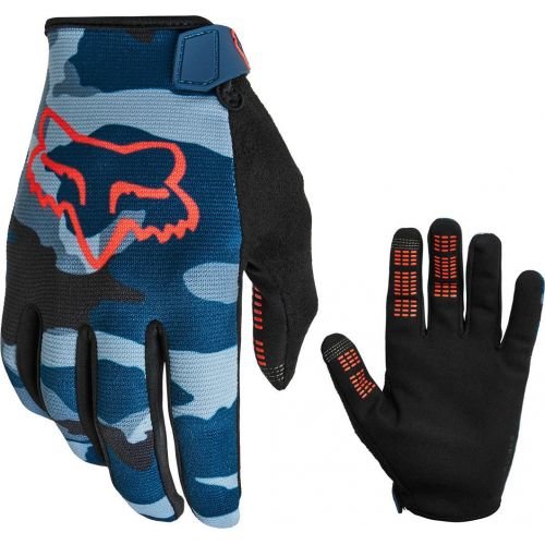 Велорукавички  FOX RANGER CAMO синіи камо L	